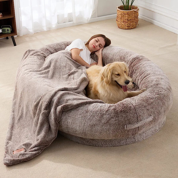 The Human Dog Bed